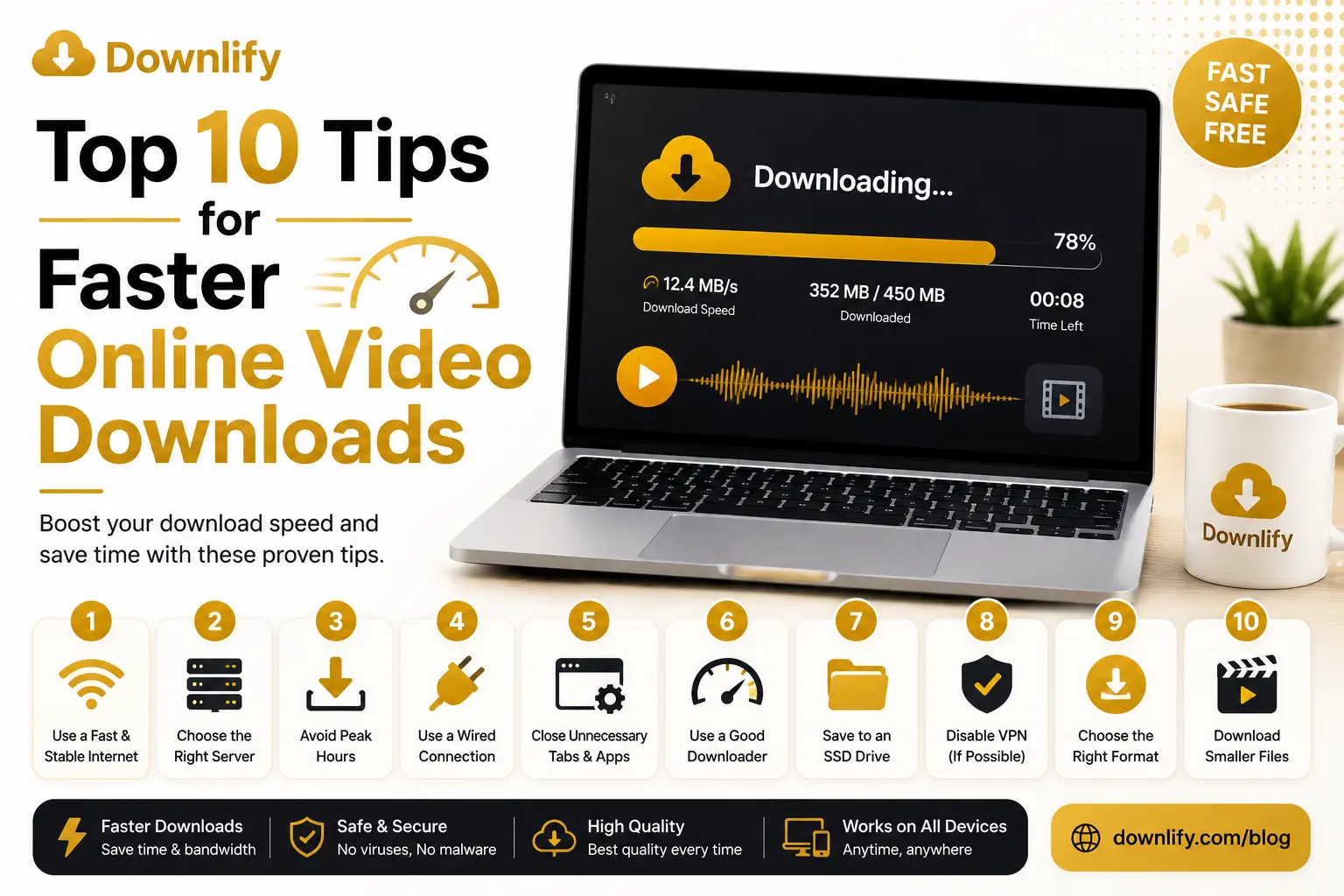 Top 10 Tips for Faster Online Video Downloads