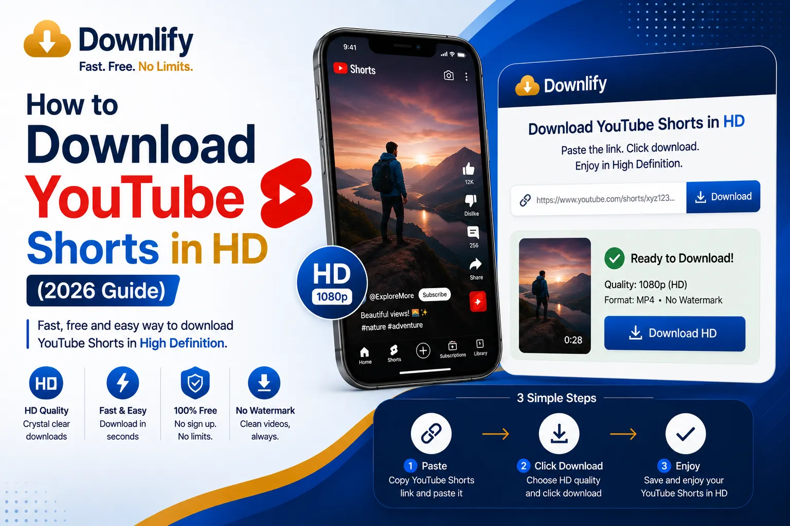 How to Download YouTube Shorts in HD (2026 Guide)