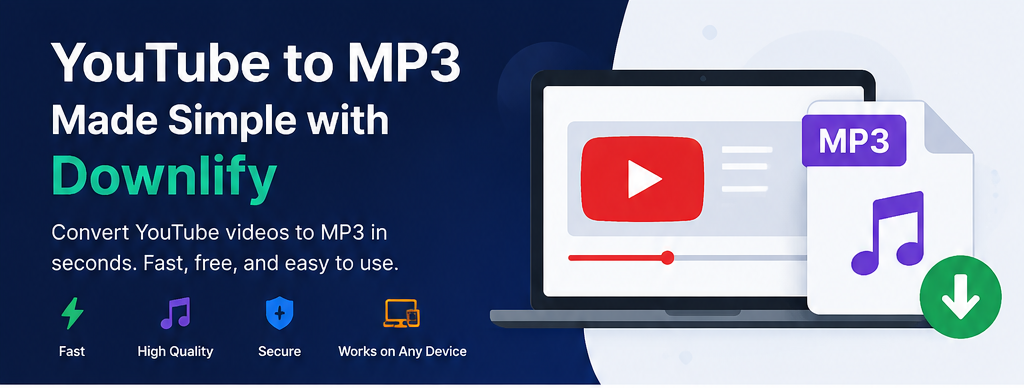 How to Convert YouTube Videos to MP3 with Downlify
