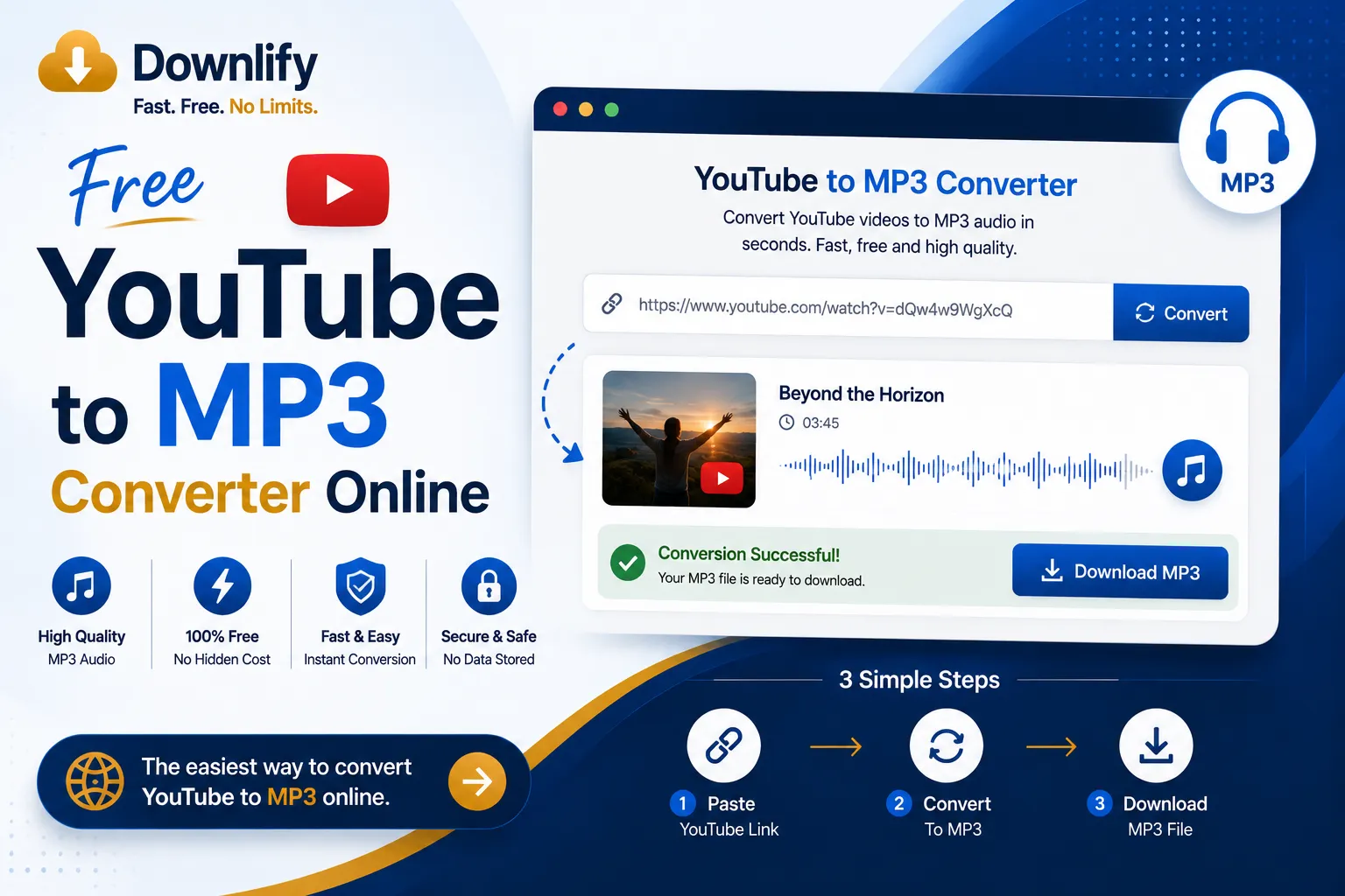 Free YouTube to MP3 Converter Online | Fast Downloads